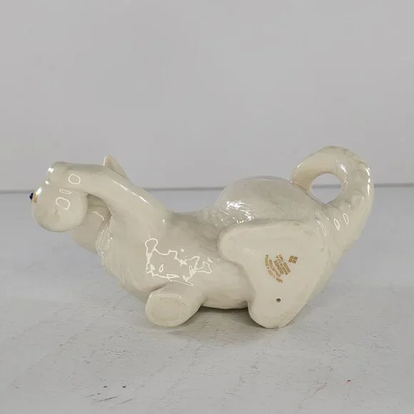 Lenox China Jewels Collection Cat Kitten Playing With Ball Figurine - Picture 7 of 8